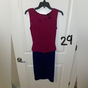 HOMEYEE - purple/blue dress size S